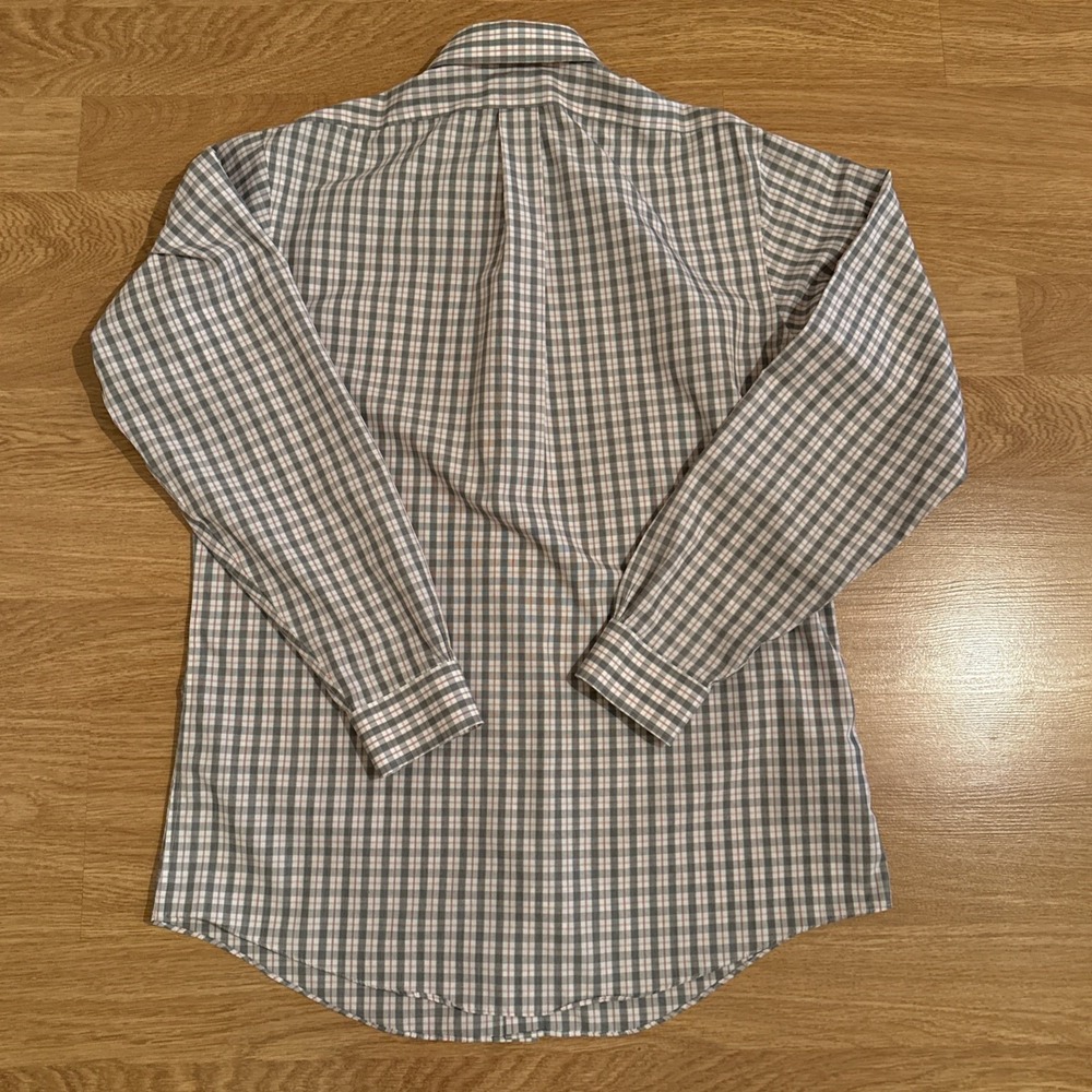 Brooks Brothers 346 Shirt Men's 16.5 - 6/7 Slim Fit Non-Iron Multicolor Plaid - Picture 5 of 7